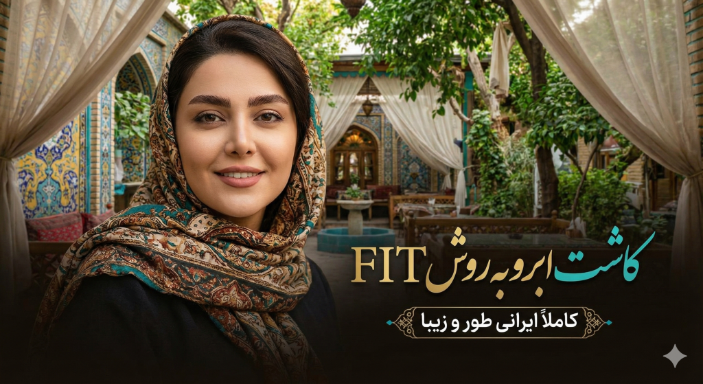 کاشت ابرو به روش FIT