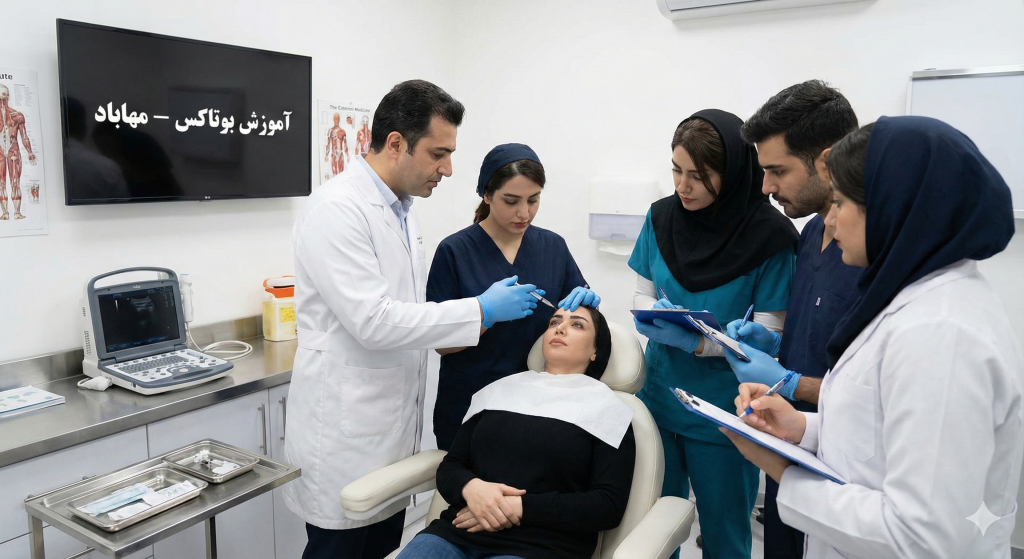 آموزش تزریق بوتاکس در مهاباد