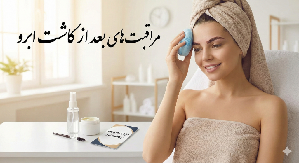 مراقبت‌های بعد از کاشت ابرو